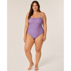 J Crew Curved One Piece Swimsuit Size 16 Summer Fields Floral NWOT